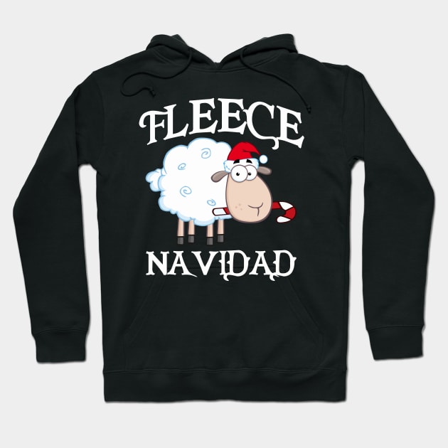 Fleece Navidad Hoodie by pretti ugli podcast